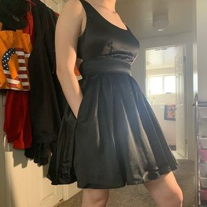 Plain Black Formal Dress.